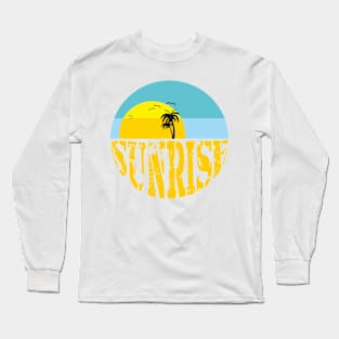 Sunrise Illustration Long Sleeve T-Shirt